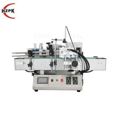 Automatische ronde flessen etiketteermachine voor op het bureau