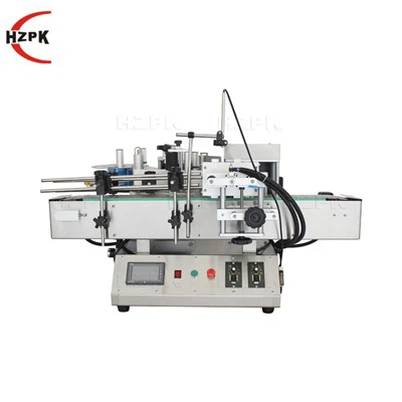 Automatische ronde flessen etiketteermachine voor op het bureau